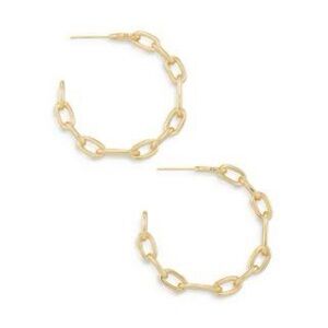 Kendra Scott Gold Chain Link Ryder Hoops